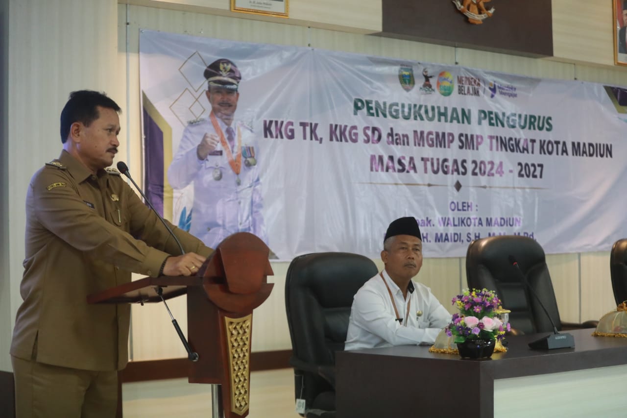 Lantik Pengurus Baru KKG Dan MGMP, Wali Kota Pesan Optimalkan Pendidikan Di Kota Pendekar