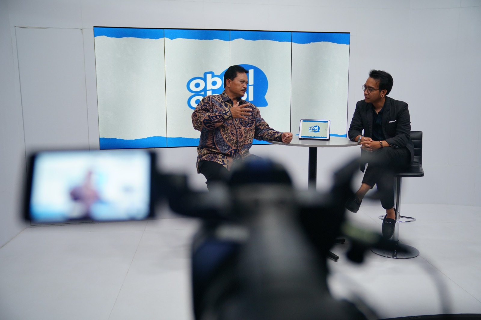 Foto 1 dari 3: Gelar Talkshow Bersama Jawa Pos TV Madiun Wali Kota Paparkan Prioritas Pembangunan Hingga Agenda Hari Jadi
