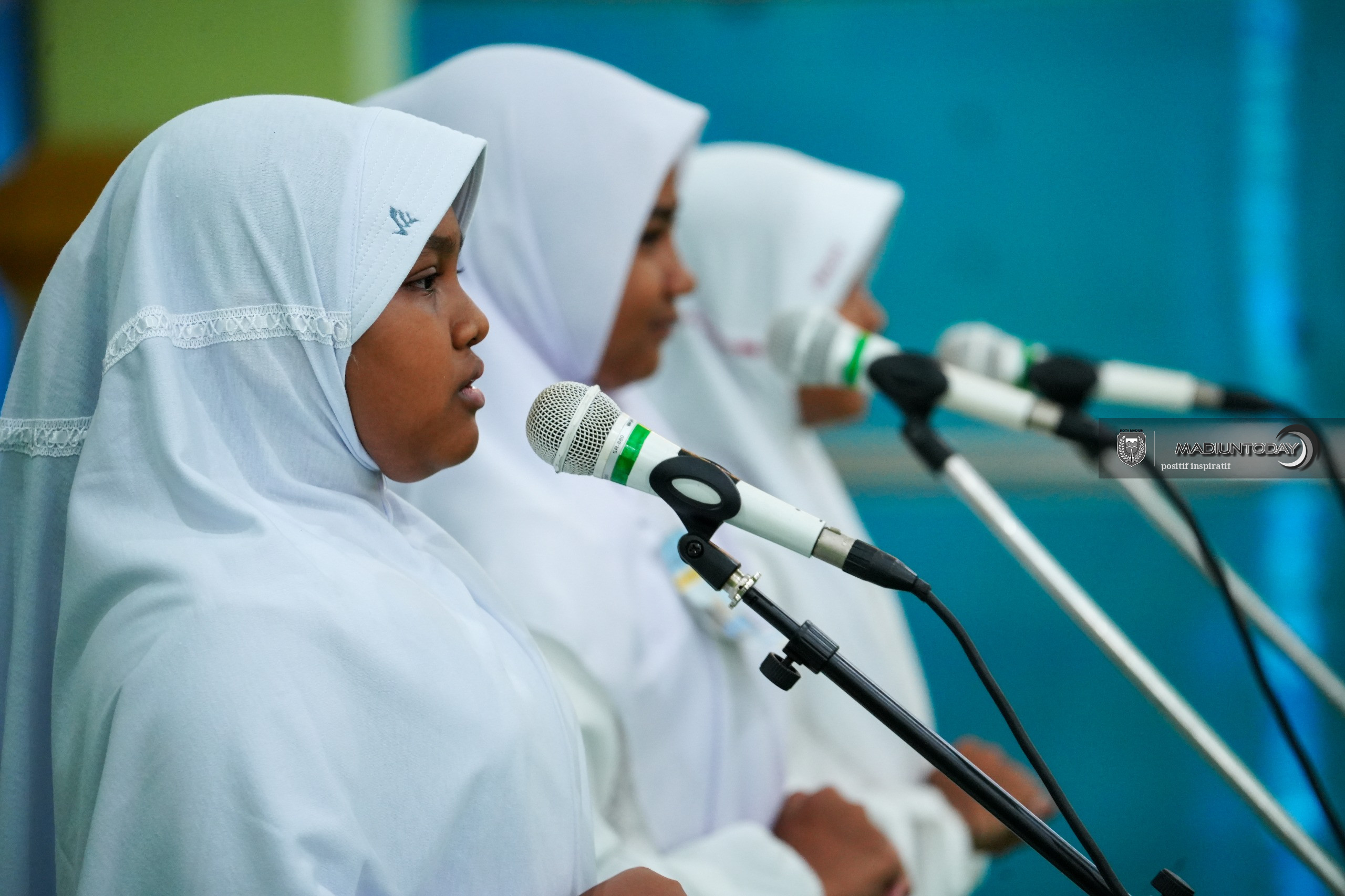Foto 3 dari 18: Tiga Siswa Satu Tim, Adu Hafalan hingga Pemahaman Al-Quran di Final MSQ Kota Madiun