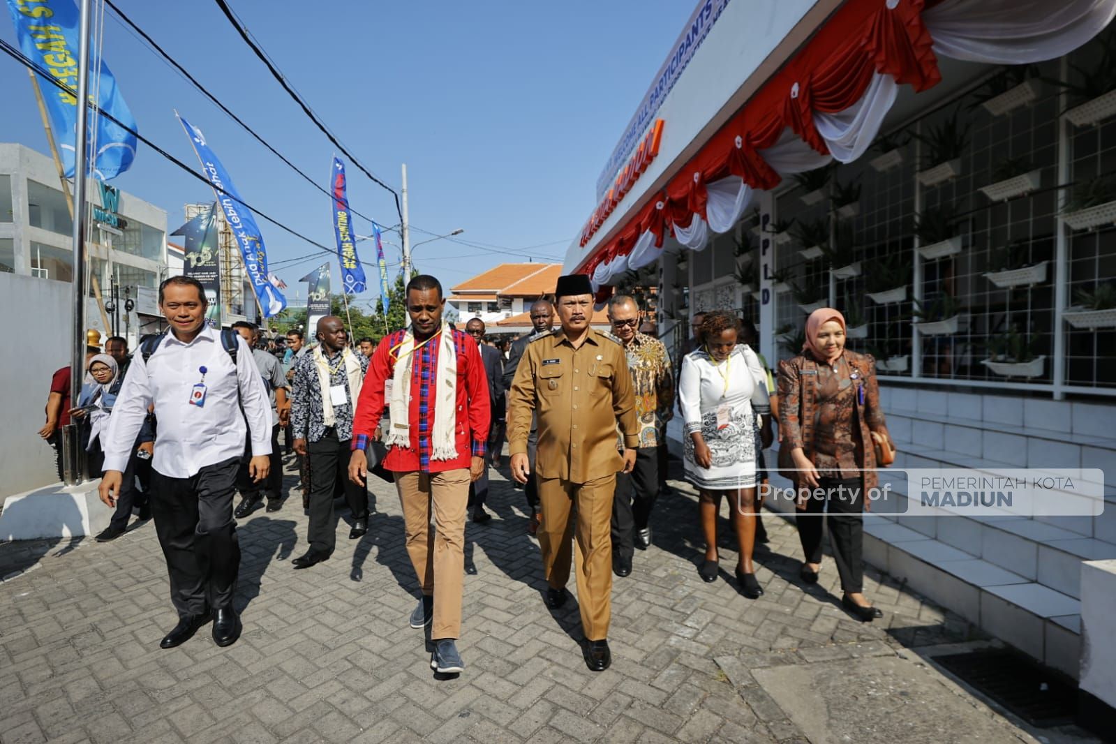 Foto 7 dari 9: Lawatan Delegasi Kenya dan Bangladesh di Kota Madiun Dimulai, Wali Kota Siap Berikan Pelayanan Terbaik