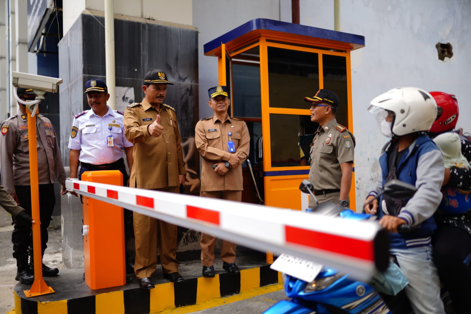 Wali Kota Cek Portal Parkir Baru Di PBM