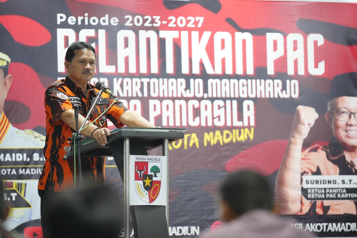 Hadiri Pelantikan PAC Pemuda Pancasila, Wali Kota Harap Organisasi Semakin Solid