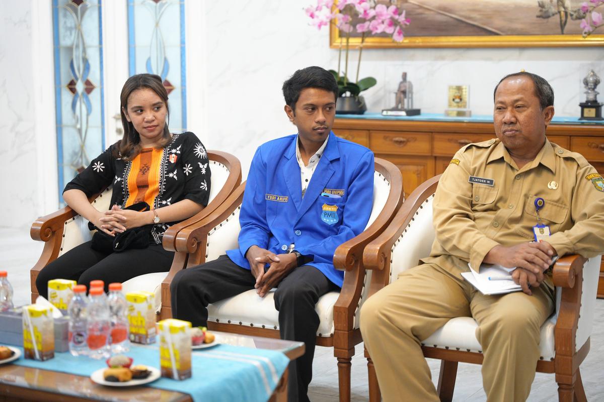 Foto 2 dari 7: Ingin Gelar Deklarasi Damai, Cipayung Plus Madiun Audiensi Dengan Pj Wali Kota