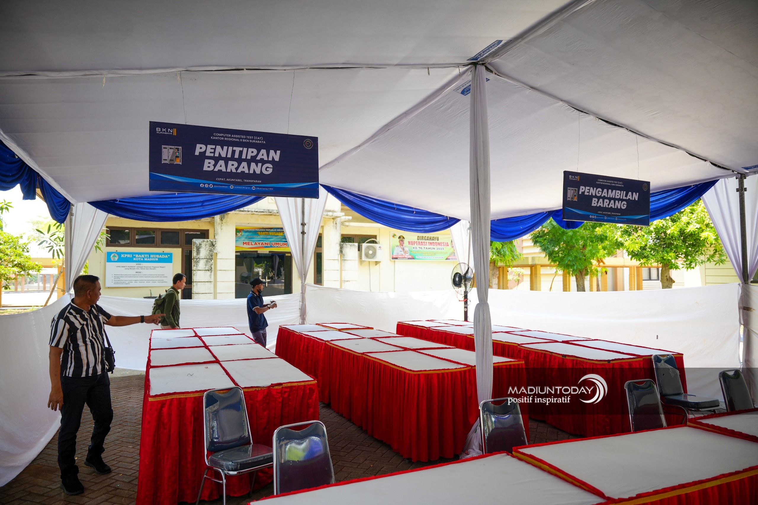 Foto 7 dari 9: Apresiasi Fasilitas dan Aksesibilitas Lokasi Tes PPPK, Kepala BKN: Kota Madiun Strategis, Sarpras Terpenuhi
