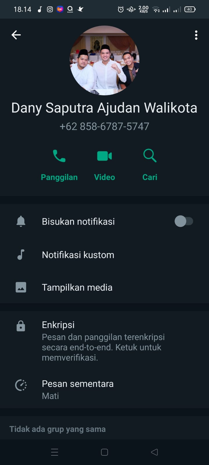 Foto 3 dari 4: Oknum Menyaru Ajudan Wali Kota Sebar Info Hoax