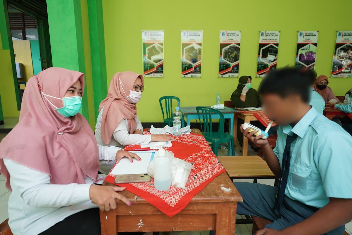Cek Paparan Asap Rokok Pada Siswa, Puskesmas Sukosari Gelar Skrining di Sekolah