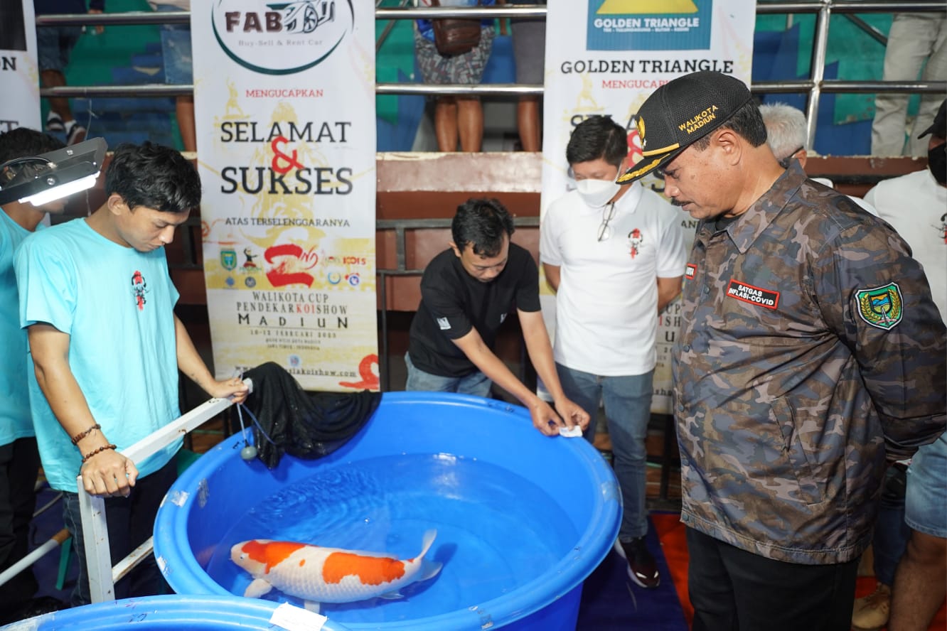 Foto 7 dari 10: Buka Wali Kota Cup Pendekar Koi Show, Wali Kota Buka Pintu Lebar-lebar Event di Kota Pendekar