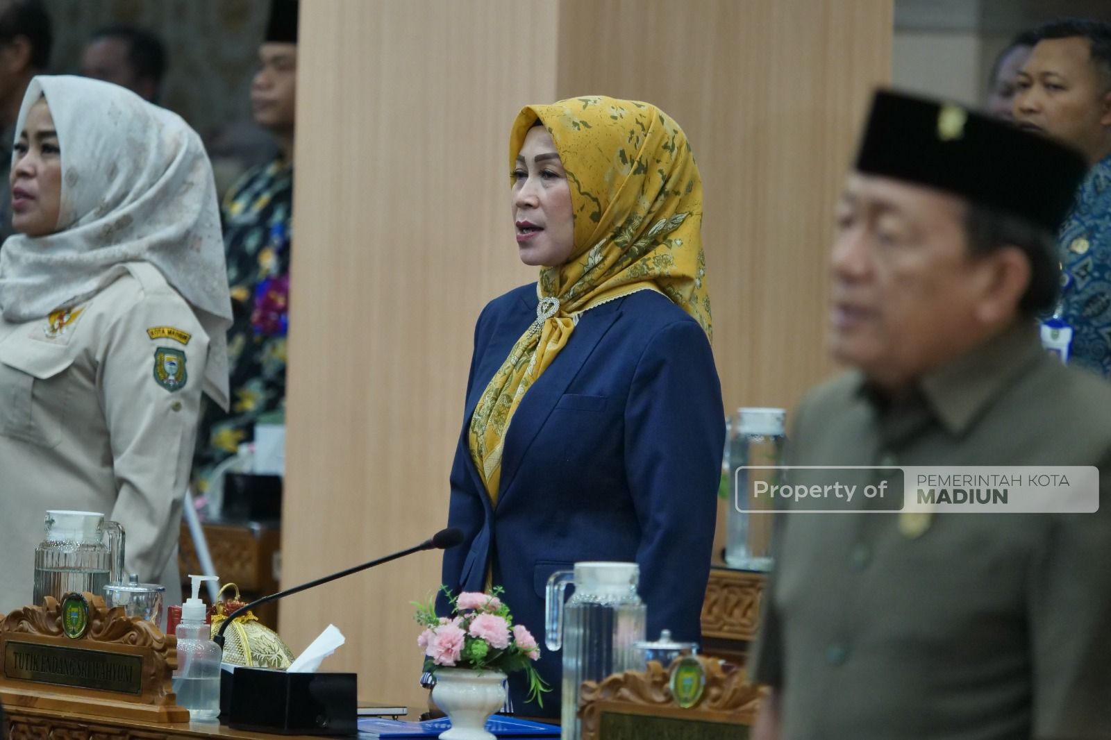 Foto 6 dari 9: Hadiri Rapat Paripurna Bersama DPRD, Wali Kota Sampaikan Nota Keuangan Atas Raperda P-APBD 2023