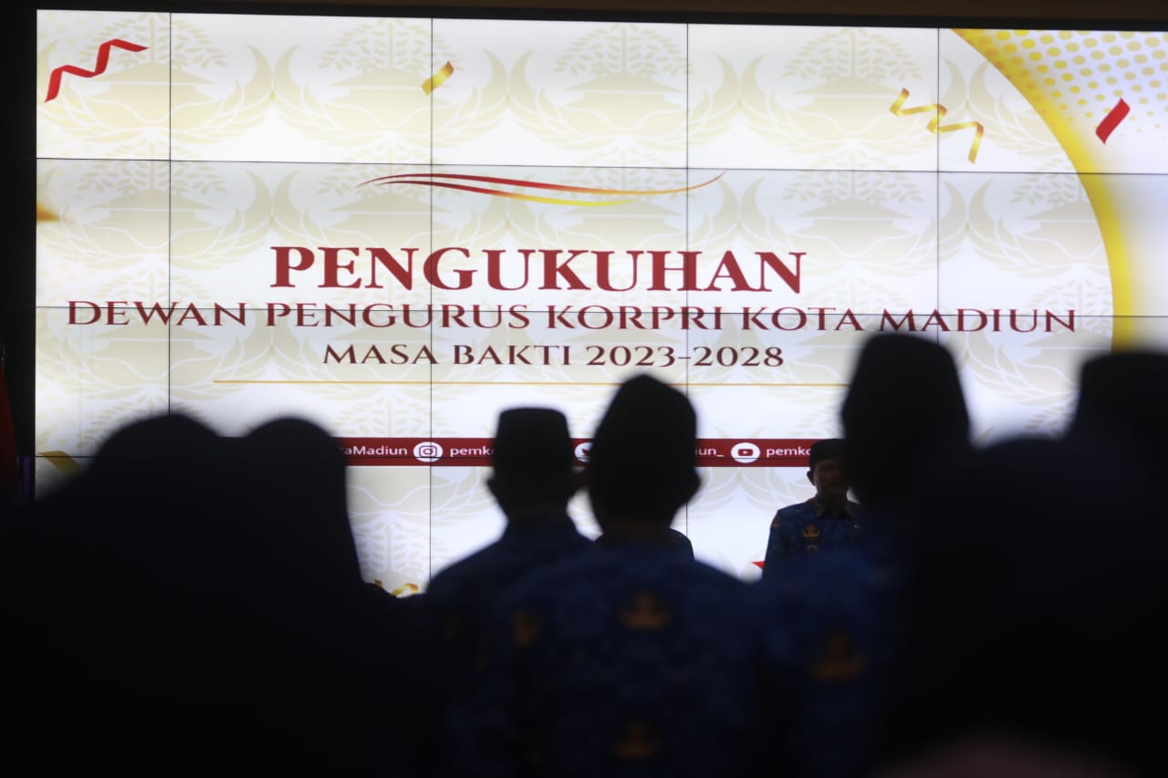 Foto 7 dari 10: Hadiri Pelantikan Dewan Pengurus Korpri Kota Madiun Periode 2023-2028, Wali Kota: Peran Korpri Harus Kian Ditingkatkan