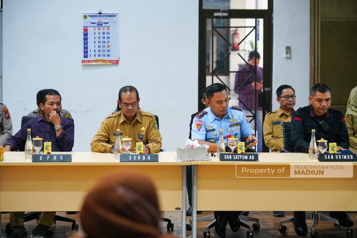 Foto 4 dari 8: Kenya Bakal Berkunjung ke Kota Madiun, Wali Kota Pimpin Rakor Persiapkan Penyambutan