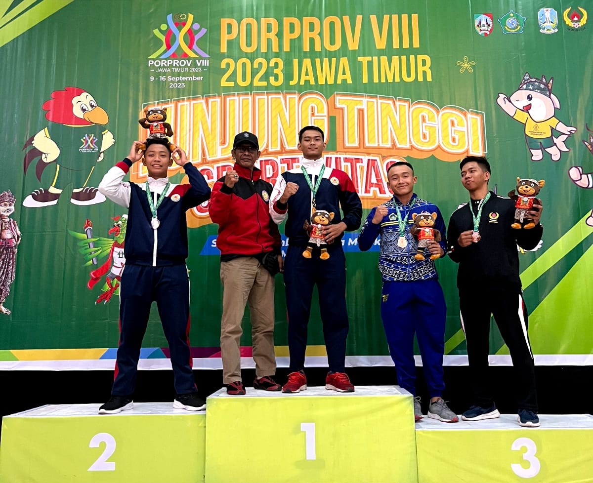 Cabor Jujitsu Sumbang Tiga Medali di Porprov VIII Jatim, Dapat 1 Emas, 1 Perak, dan 1 Perunggu