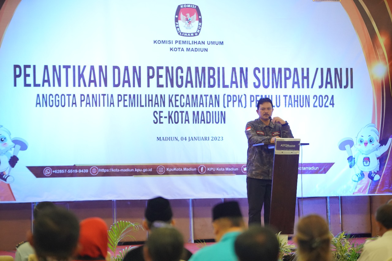 Foto utama berita: Hadiri Pelantikan Panitia Pemilihan Kecamatan, Wali Kota Pesan ke Depankan Kejujuran