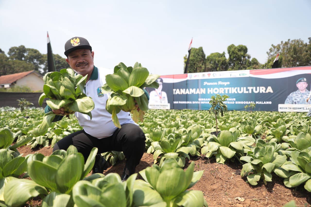 Foto 3 dari 11: Tanam 10 Ribu Pohon Hingga Panen Tanaman Hortikultura Jadi Bagian Peringatan Puncak Hari Lingkungan Hidup Sedunia