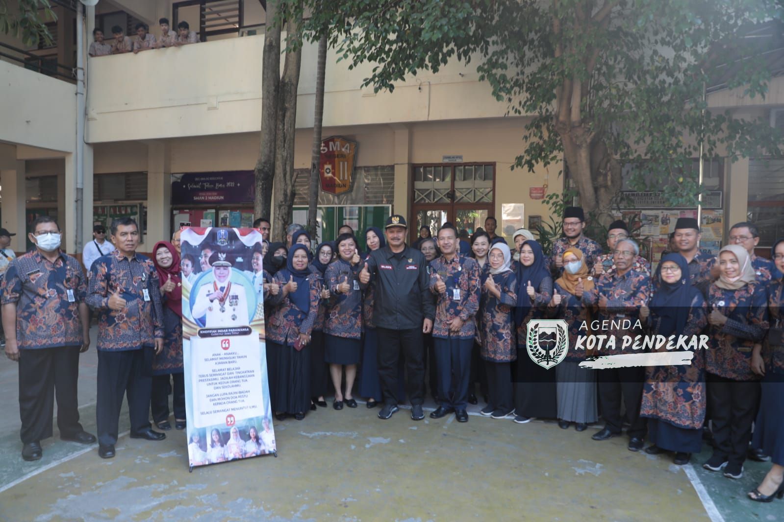 Foto 9 dari 9: Jadi Pembina Apel MPLS Smada, Wali Kota Ingatkan Pentingnya MPLS Antikekerasan
