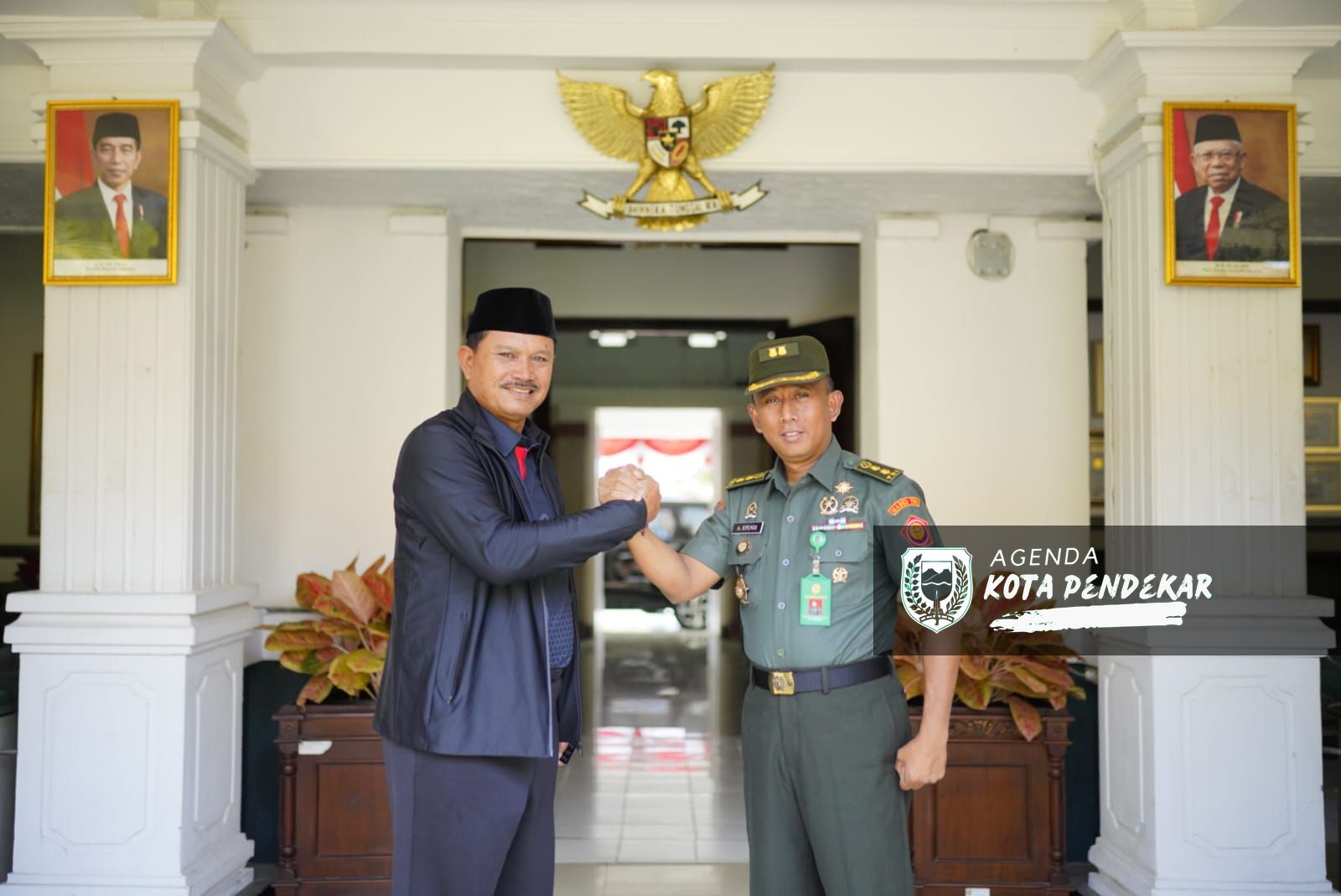 Foto utama berita: Kepala Pengadilan Militer Berganti, Temui Wali Kota Maidi Untuk Bersilaturahmi