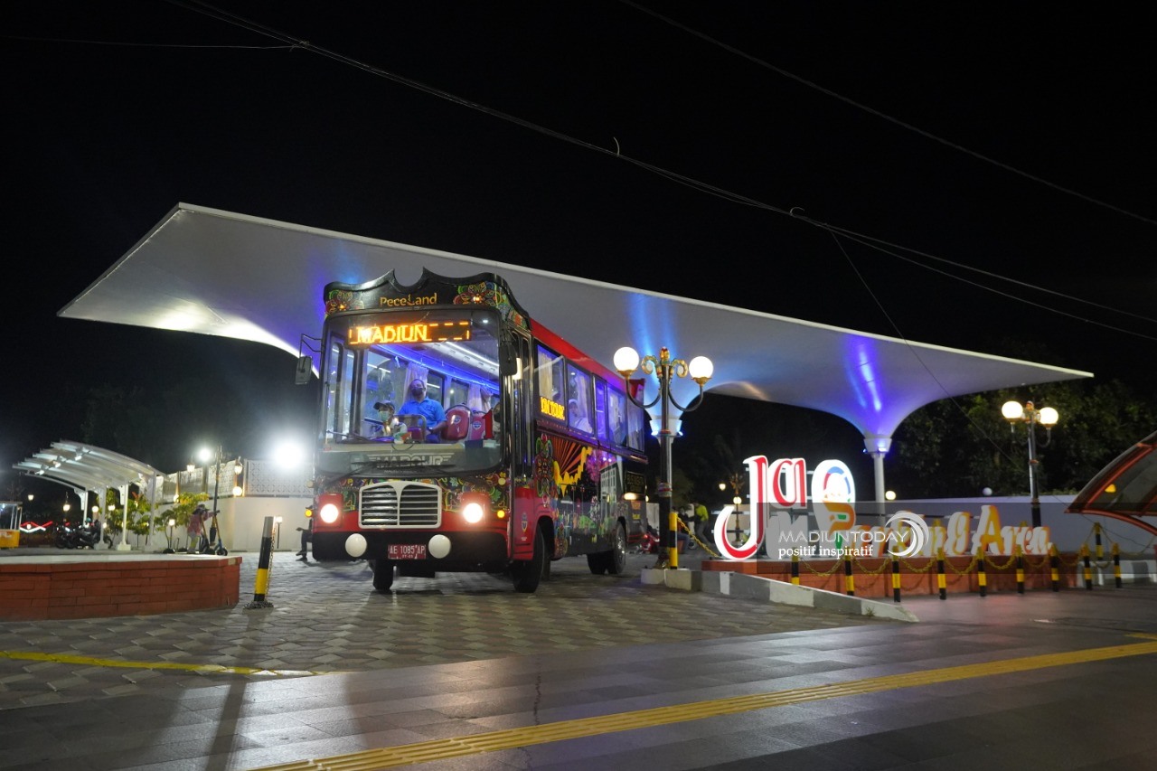 Foto 2 dari 3: Kota Madiun Dinilai Layak Terapkan Layanan Transportasi Massal BTS, Akan Dikolaborasikan dengan Mabour