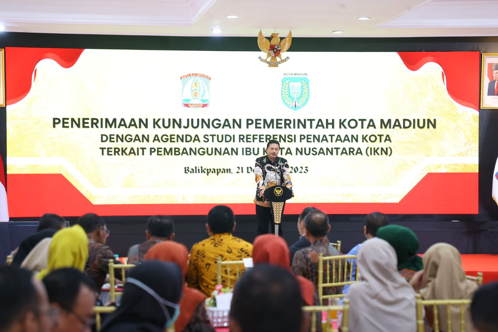 Foto 1 dari 6: Lawatan Kerja Ke IKN, Wali Kota Maidi Gelar Silaturahmi Dengan Wali Kota Balikpapan