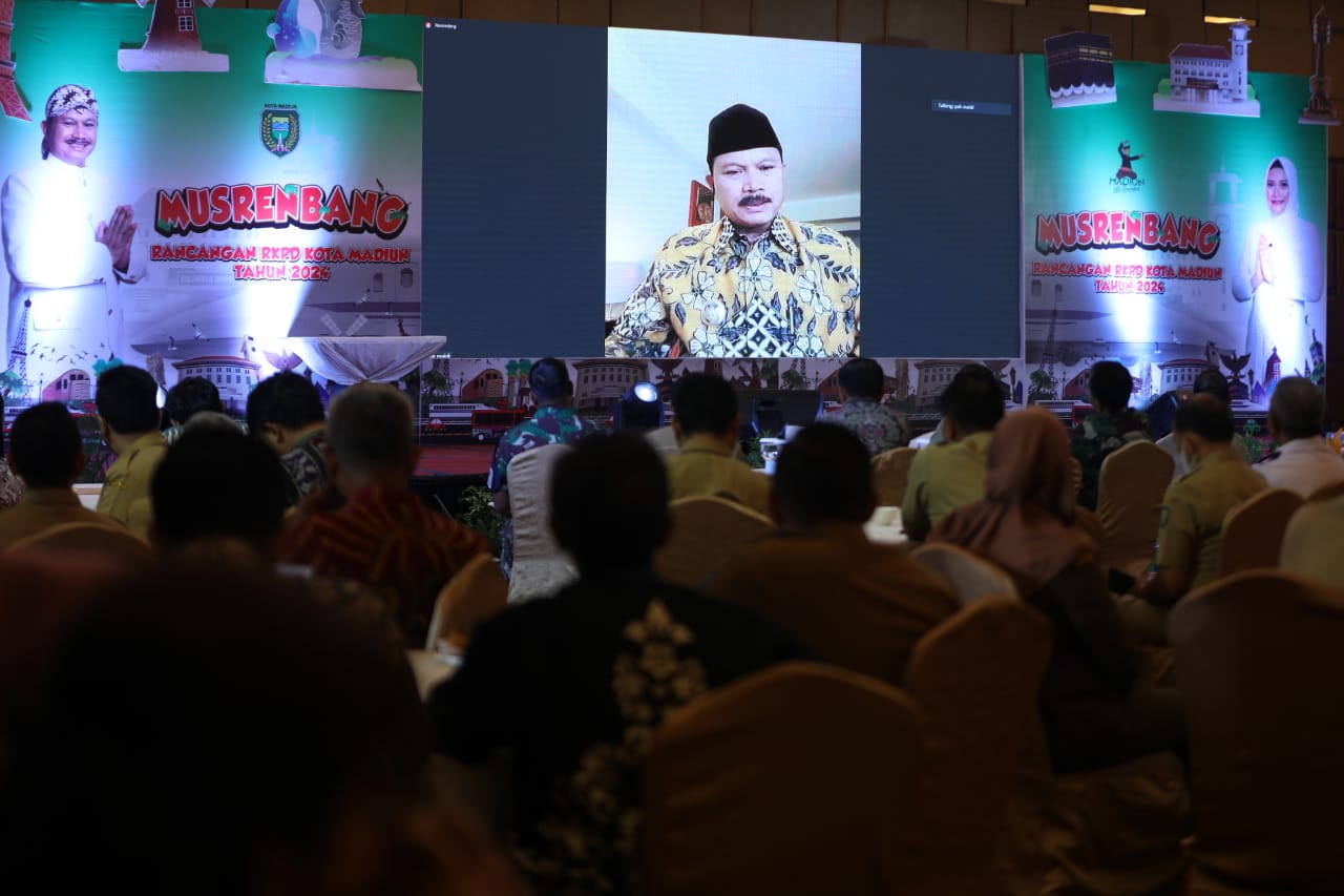 Foto 2 dari 8: Musrenbang RKPD Kota Madiun 2024, Wali Kota Harap Pembangunan Tingkatkan Kesejahteraan Masyarakat