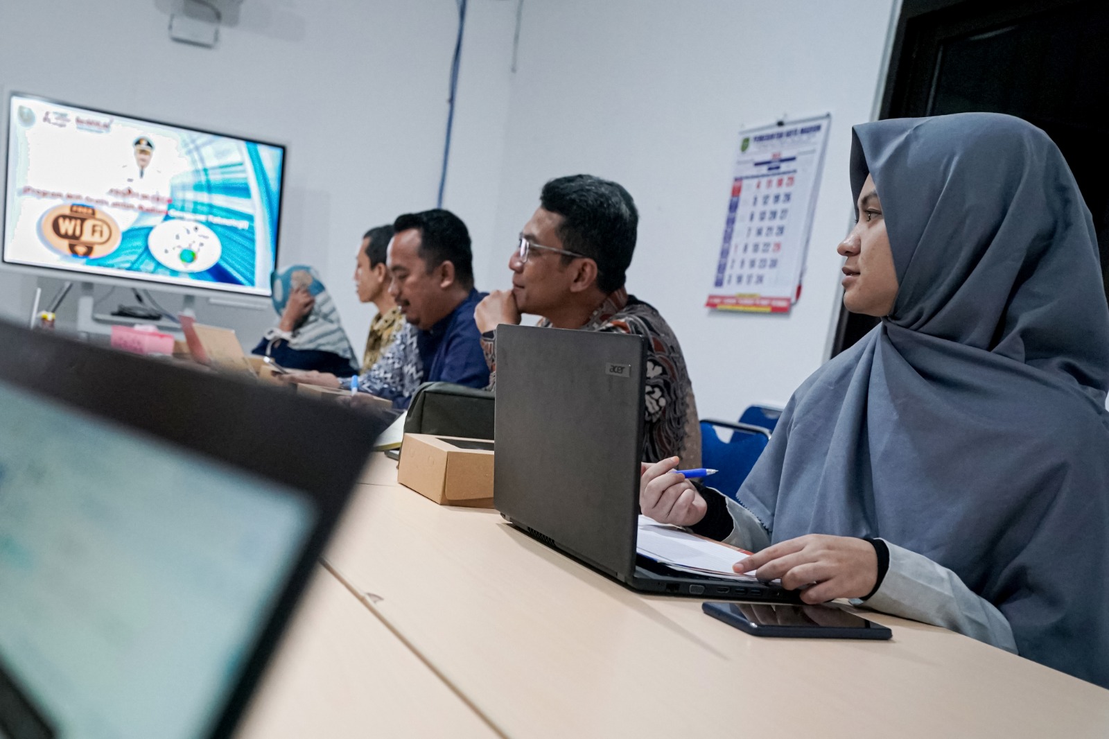 Foto 1 dari 5: Tertarik Layanan Internet Gratis Profit M-Tech, Tim Kemenko Bidang Perekonomian Kunjungi Kota Madiun