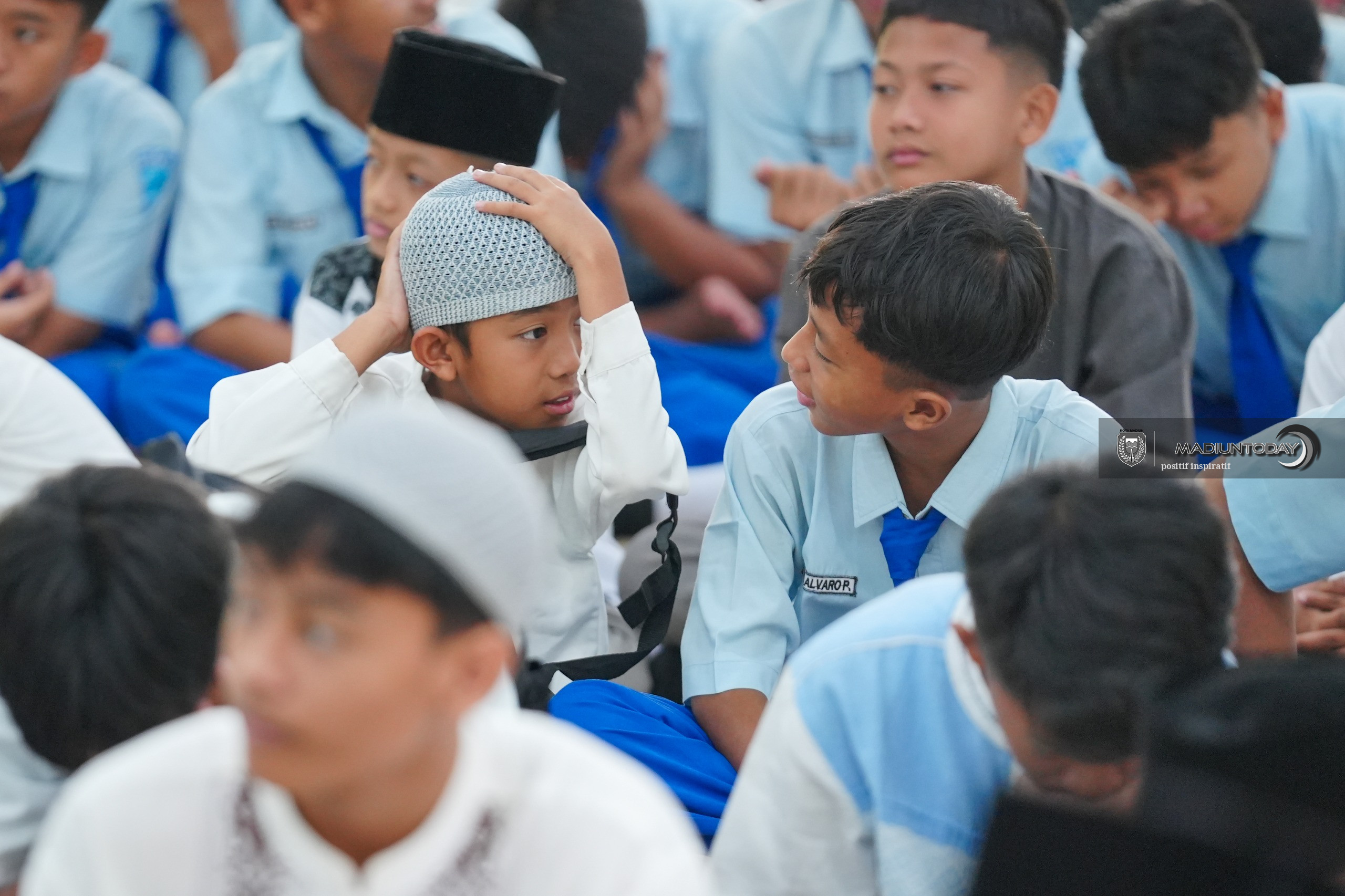 Foto 9 dari 18: Tiga Siswa Satu Tim, Adu Hafalan hingga Pemahaman Al-Quran di Final MSQ Kota Madiun