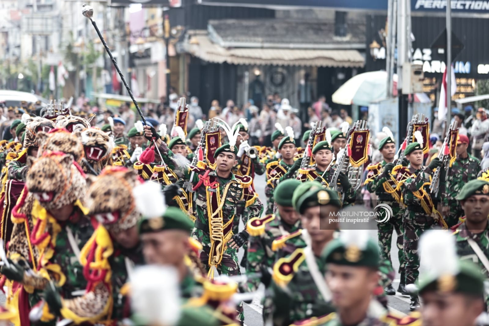 Foto utama berita: Kirab Pasukan Gabungan, Tebar Rasa Aman