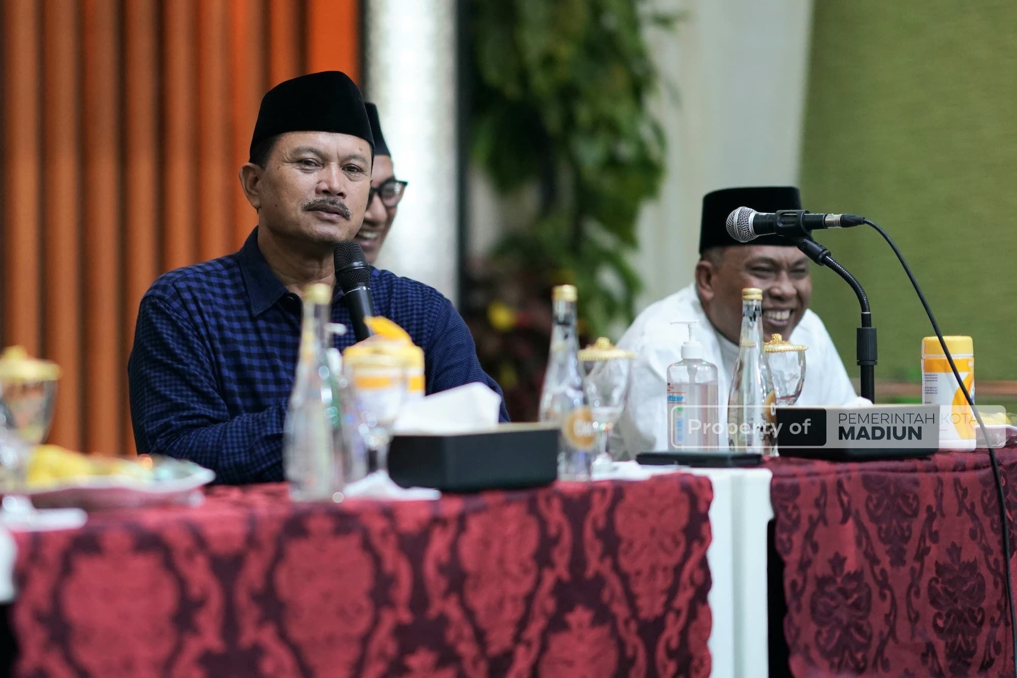 Gelar Sarasehan di Kecamatan Taman, Wali Kota Pesan Jaga Keamanan dan Kerukunan Kota
