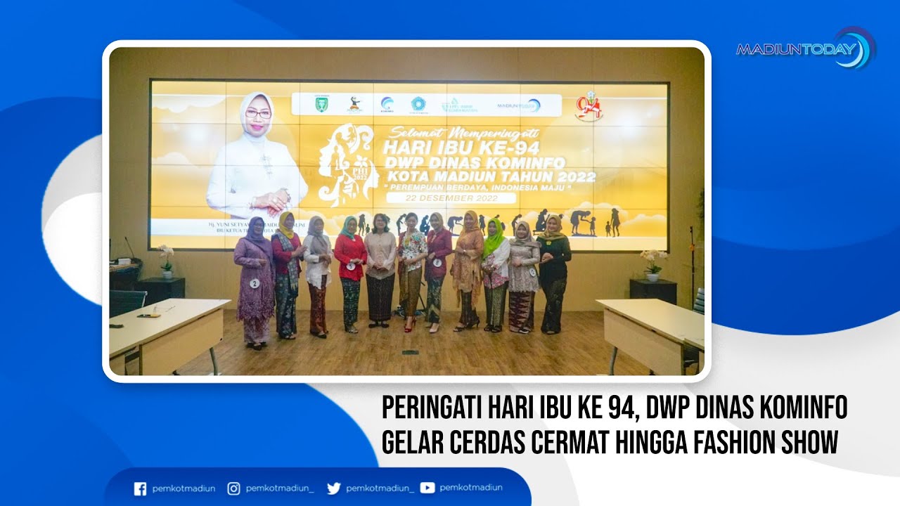 Peringati Hari Ibu ke 94, DWP Dinas Kominfo Gelar Cerdas Cermat Hingga Fashion Show