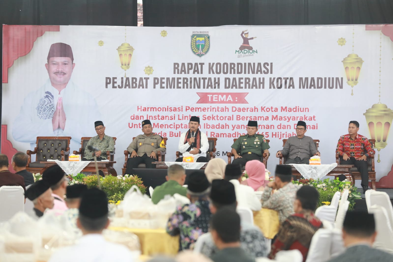 Foto 1 dari 13: Ciptakan Ibadah Ramadan Aman Dan Damai, Wali Kota Gelar Rakor Instansi Lintas Sektoral