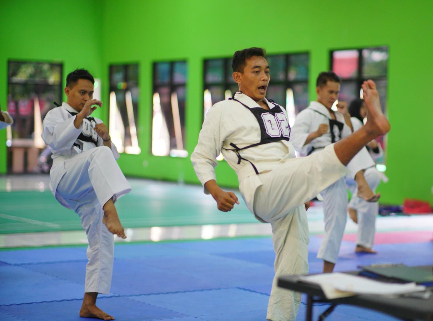 Foto 2 dari 7: Ujian Bela Diri Polri