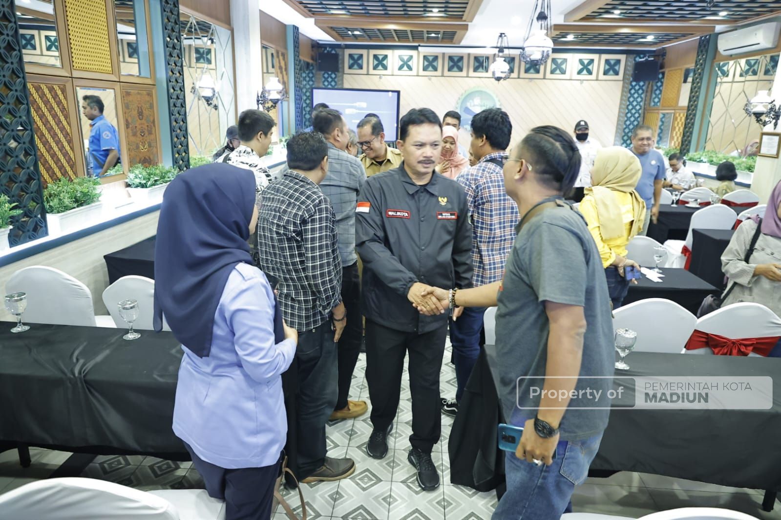 Foto 9 dari 11: Gathering dengan Awak Media, Wali Kota: Pers Penting untuk Wujudkan Madiun Kota Terbuka