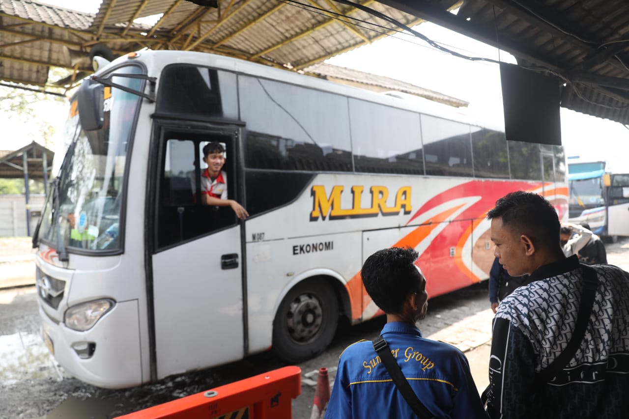 Foto 5 dari 8: Dalam Tahap Renovasi, Terminal Purbaya Siapkan Alur Penerimaan Trayek Masa Angkutan Lebaran 2023