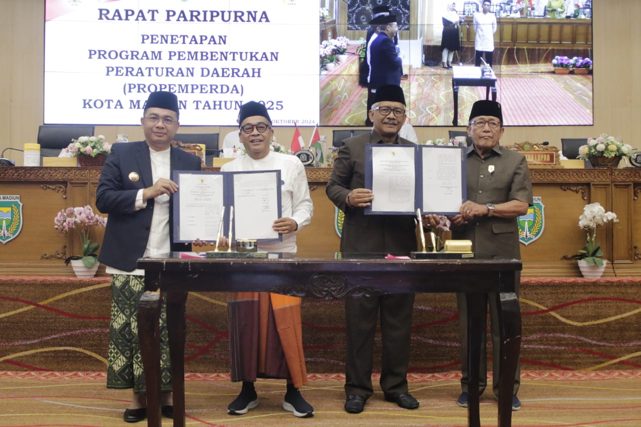 Foto utama berita: Propemperda Resmi Ditetapkan, Pemkot-DPRD  Targetkan Tujuh Raperda Prioritas Tahun Depan