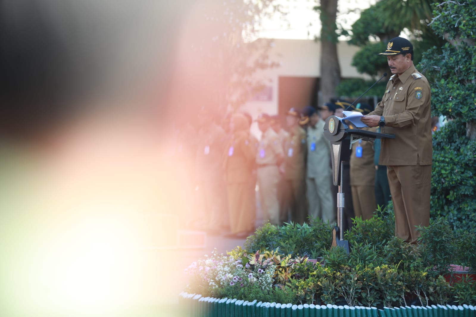 Foto 1 dari 9: Gelar Upacara Hari Bela Negara, Wali Kota Sampaikan Amanat Presiden Untuk Indonesia