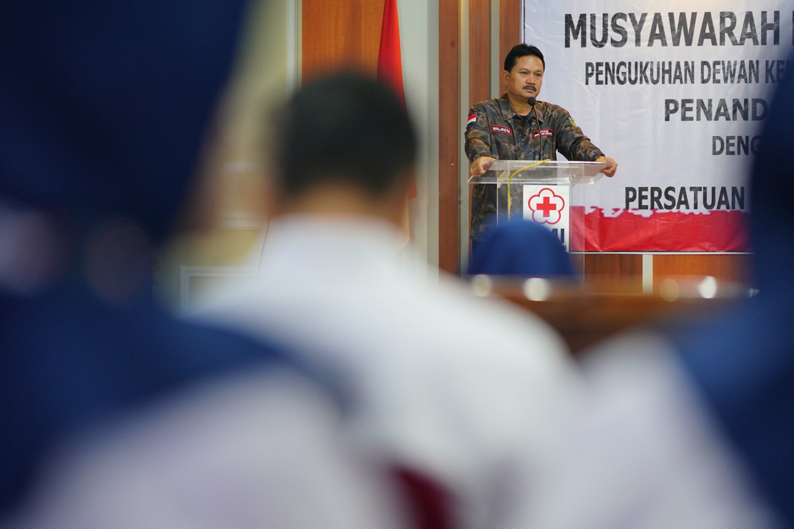 Foto 3 dari 10: Hadiri Musyawarah Kerja PMI, Wali Kota Pesan Kerja Ikhlas, Cerdas, dan Tuntas
