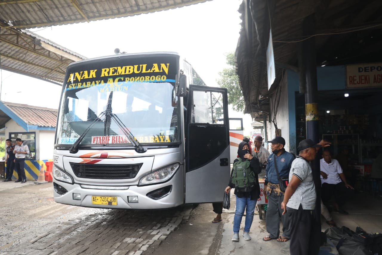 Foto 7 dari 8: Dalam Tahap Renovasi, Terminal Purbaya Siapkan Alur Penerimaan Trayek Masa Angkutan Lebaran 2023