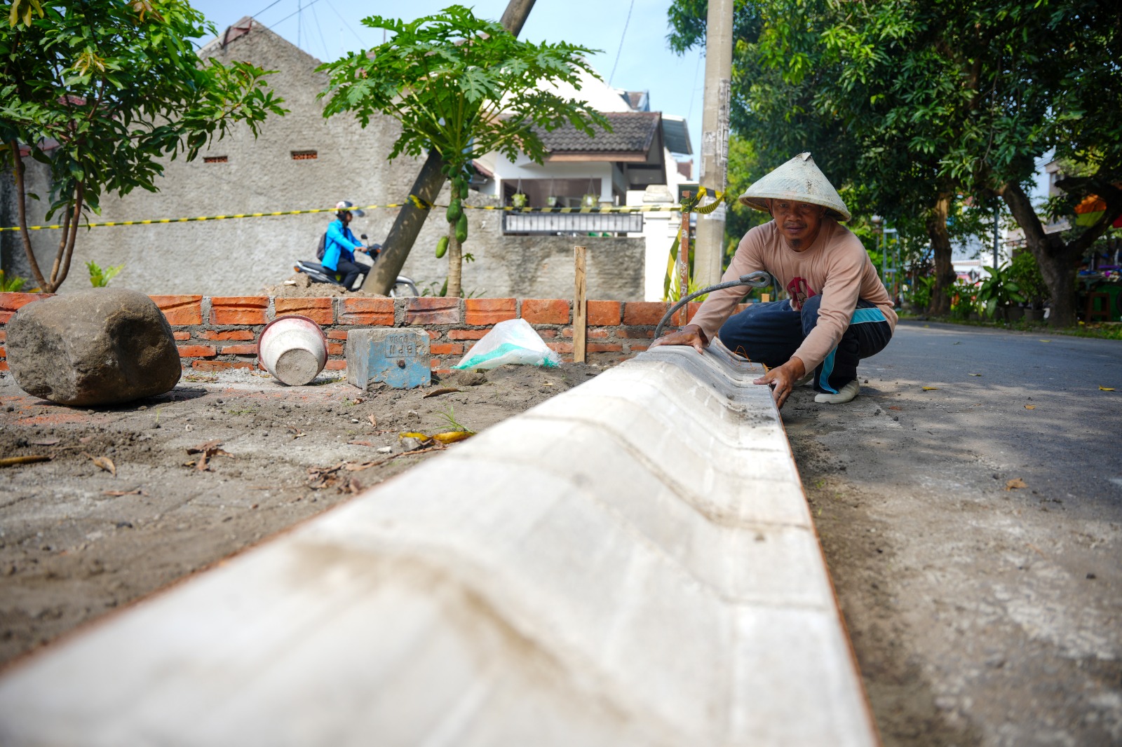 Foto 5 dari 5: Tambah Fasilitas, Pemkot Bangun RTH Bumi Mas