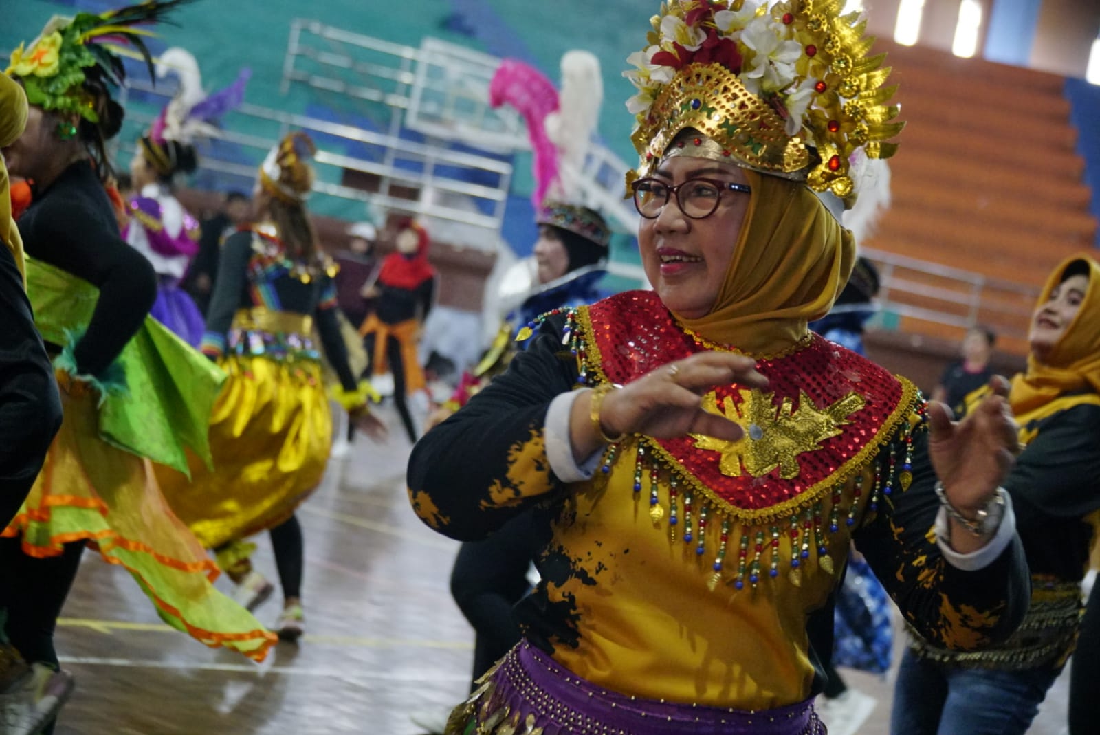 Foto 4 dari 10: Meriah! Madiun Aerobic Competition Jadi Ajang Sehat Sekaligus Gali Potensi