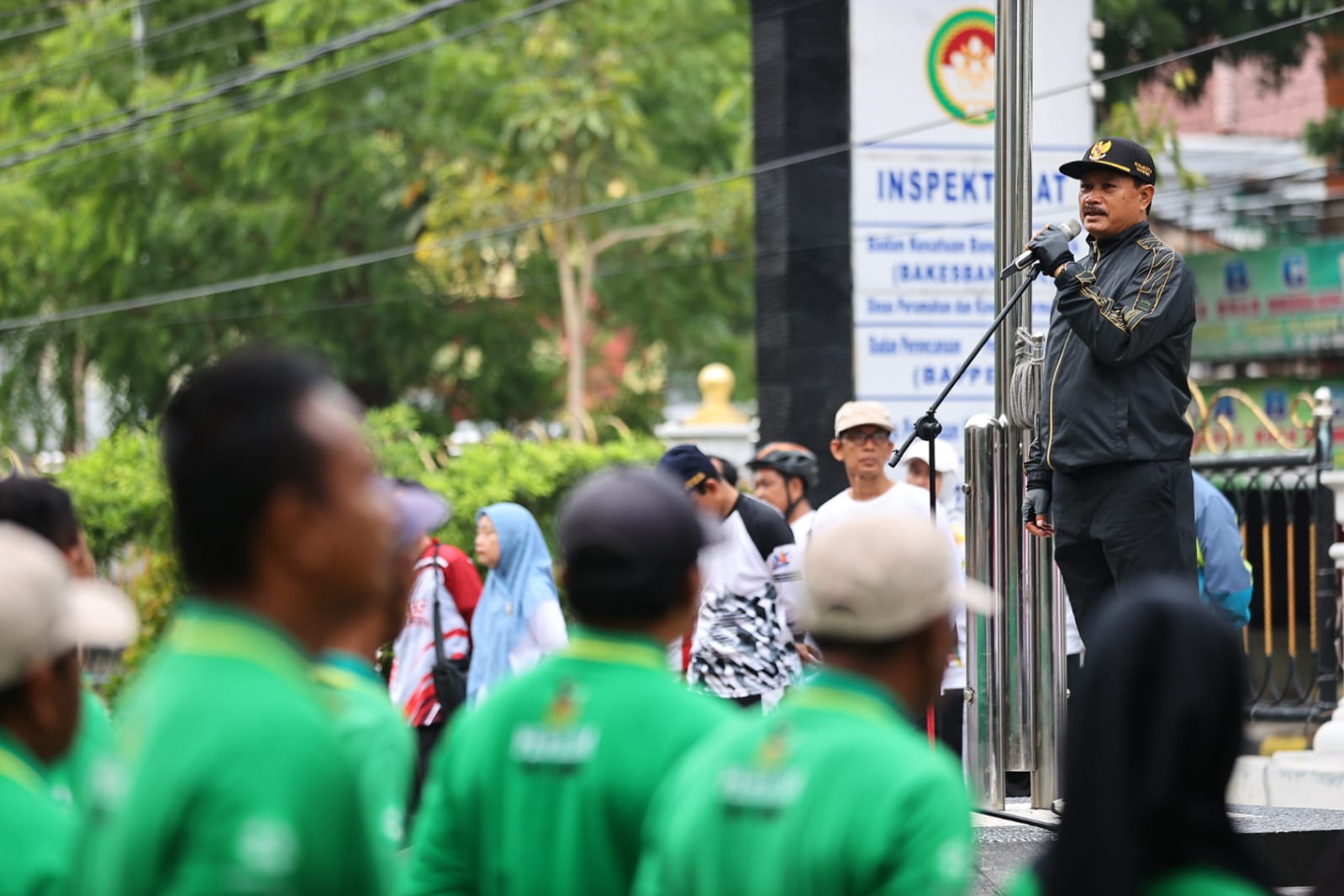 Foto 6 dari 8: Gowes Disambung Apel Di Gedung Bersama, Wali Kota : ASN Melayani Masyarakat
