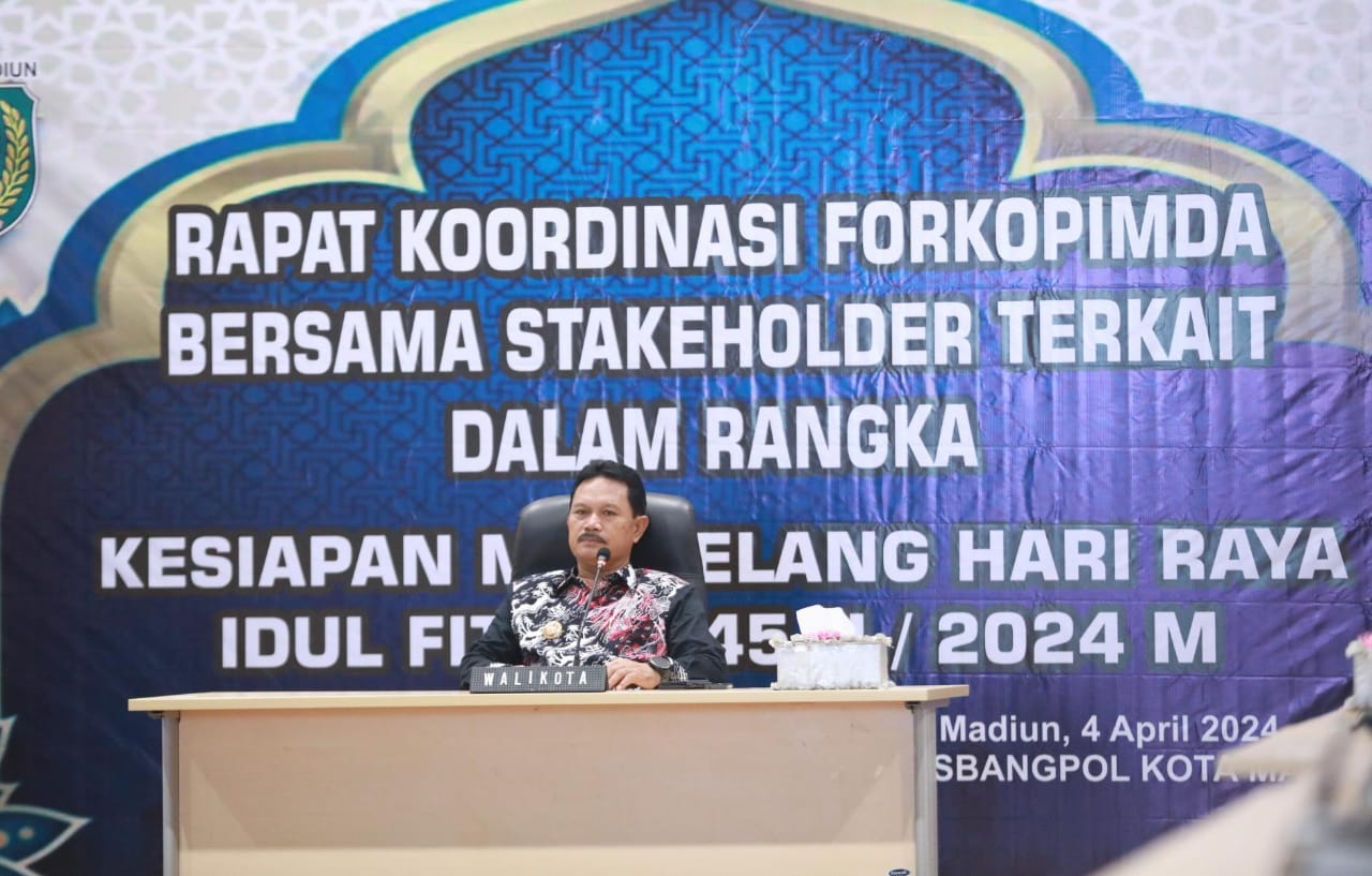 Pimpin Rakor Persiapan Hari Raya, Wali Kota Ingin Pastikan Lebaran Aman Dan Nyaman