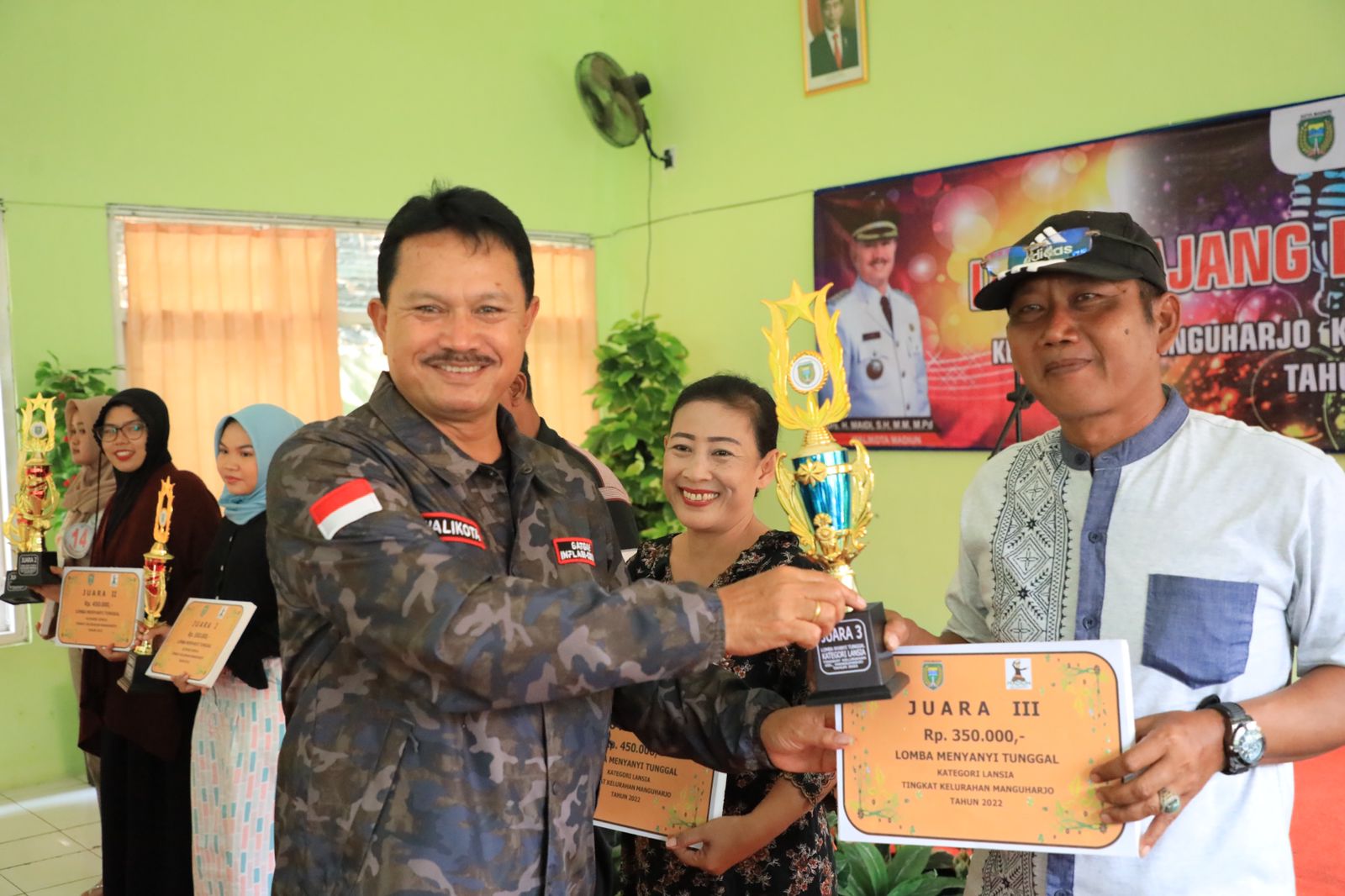 Foto 4 dari 9: Ajang Pencarian Bakat Kelurahan Manguharjo, Wali Kota: Suara, Penampilan, dan Attitude Harus Baik