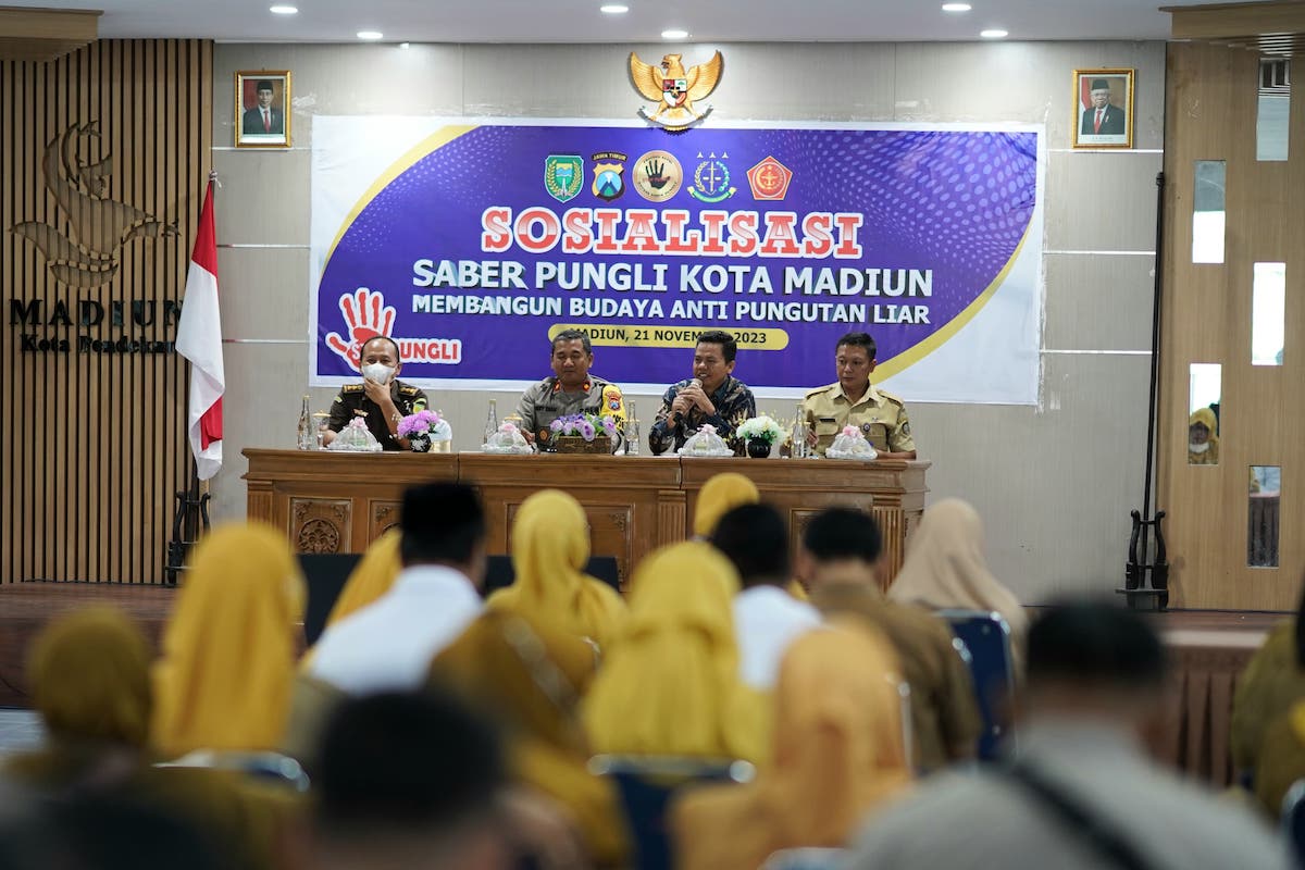 Cegah Pungli di Sekolah, Tim Saber Pungli Beri Sosialisasi ke Kepsek SD hingga SMA sederajat se Kota Madiun