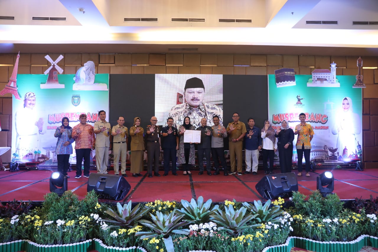 Foto 7 dari 8: Musrenbang RKPD Kota Madiun 2024, Wali Kota Harap Pembangunan Tingkatkan Kesejahteraan Masyarakat