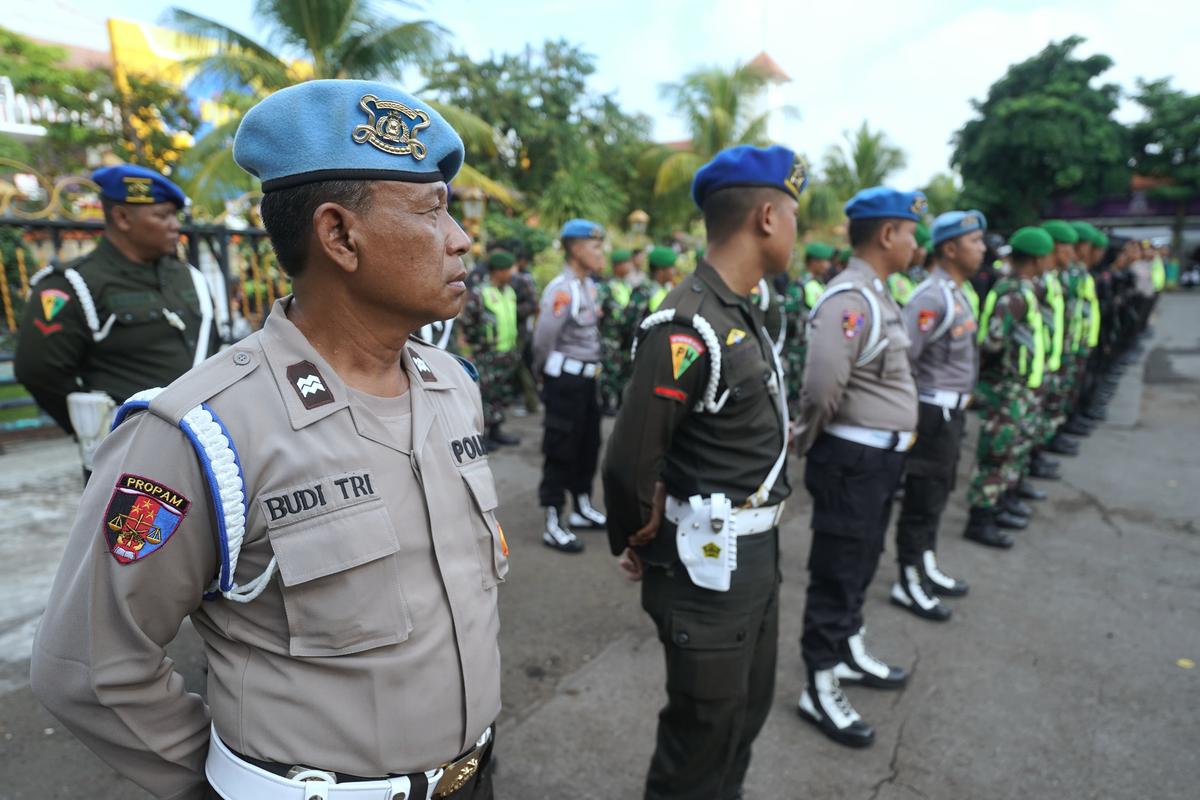 Foto 9 dari 9: Peringati Bulan Bakti TNI-Polri, Polres Madiun Kota dan Jajaran TNI Gelar Apel Gabungan