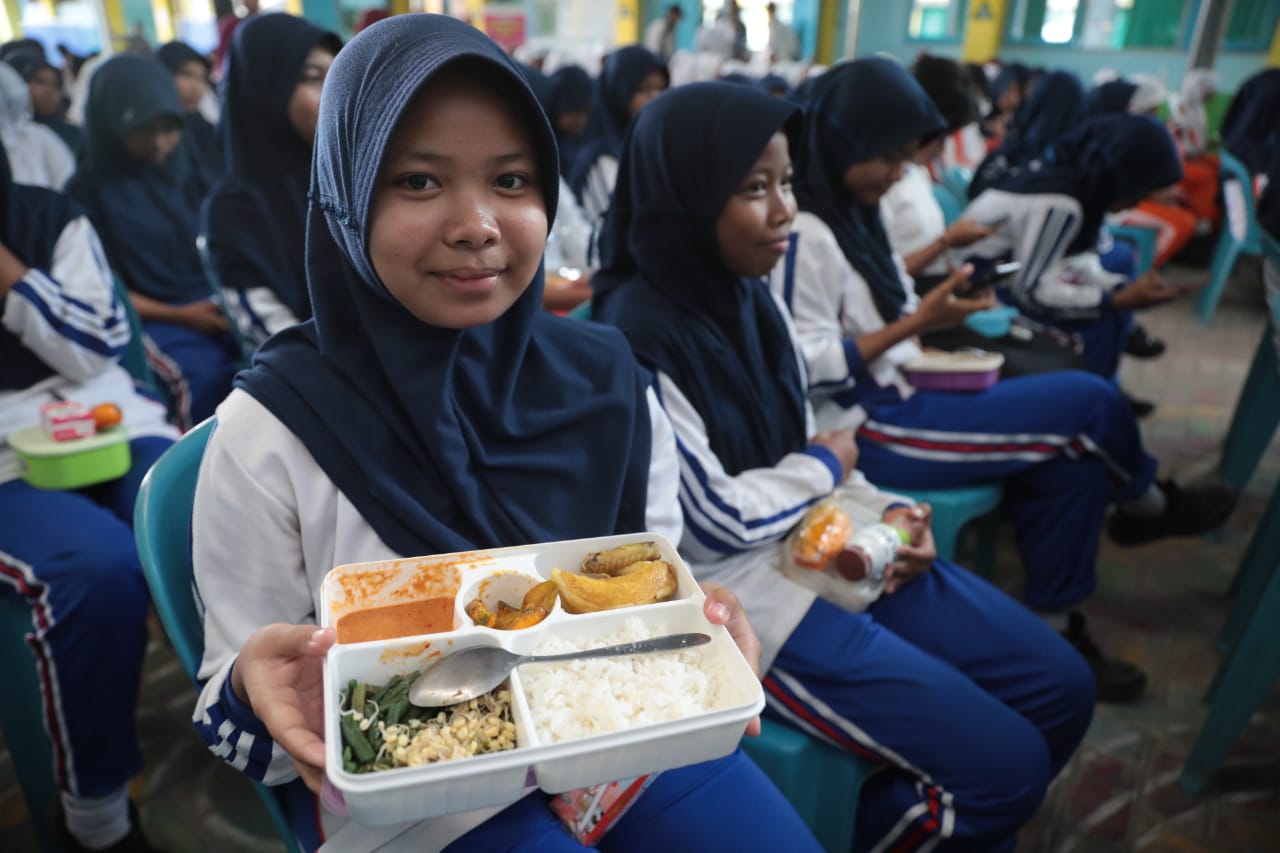 Foto utama berita: Gerakan Aksi Bergizi di Sekolah Jadi Upaya Tekan Stunting dan Sosialisasi Kesehatan Pada Remaja