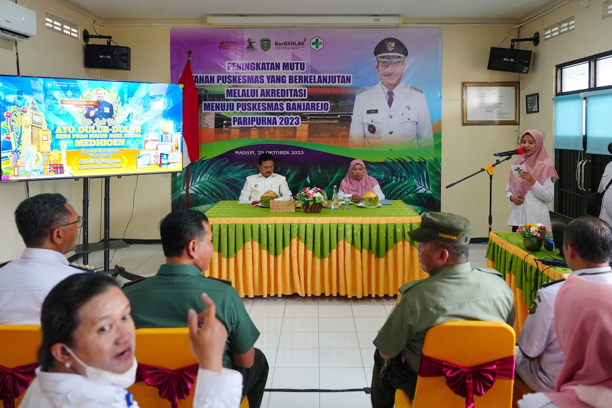 Puskesmas Banjarejo Bakal Jalani Akdreditasi, Wali Kota Beri Atensi