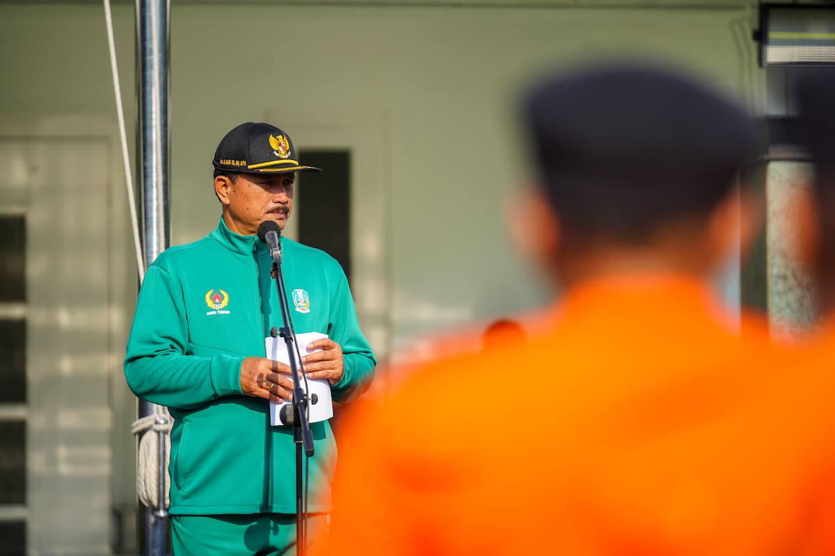 Foto 6 dari 8: Wali Kota Maidi Pimpin Apel Jelang Kunjungan Delegasi Kenya dan Bangladesh