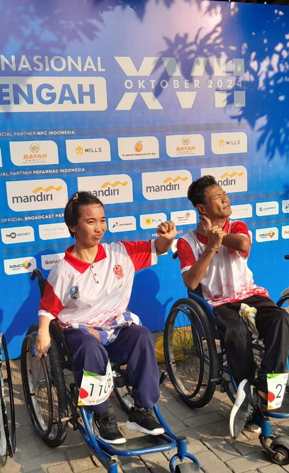 Foto 2 dari 3: Mengenal Pipit Dwichandra Sari, Atlet Disabilitas Kota Madiun yang Sumbang Perak di Peparnas XVII Cabor Boccia