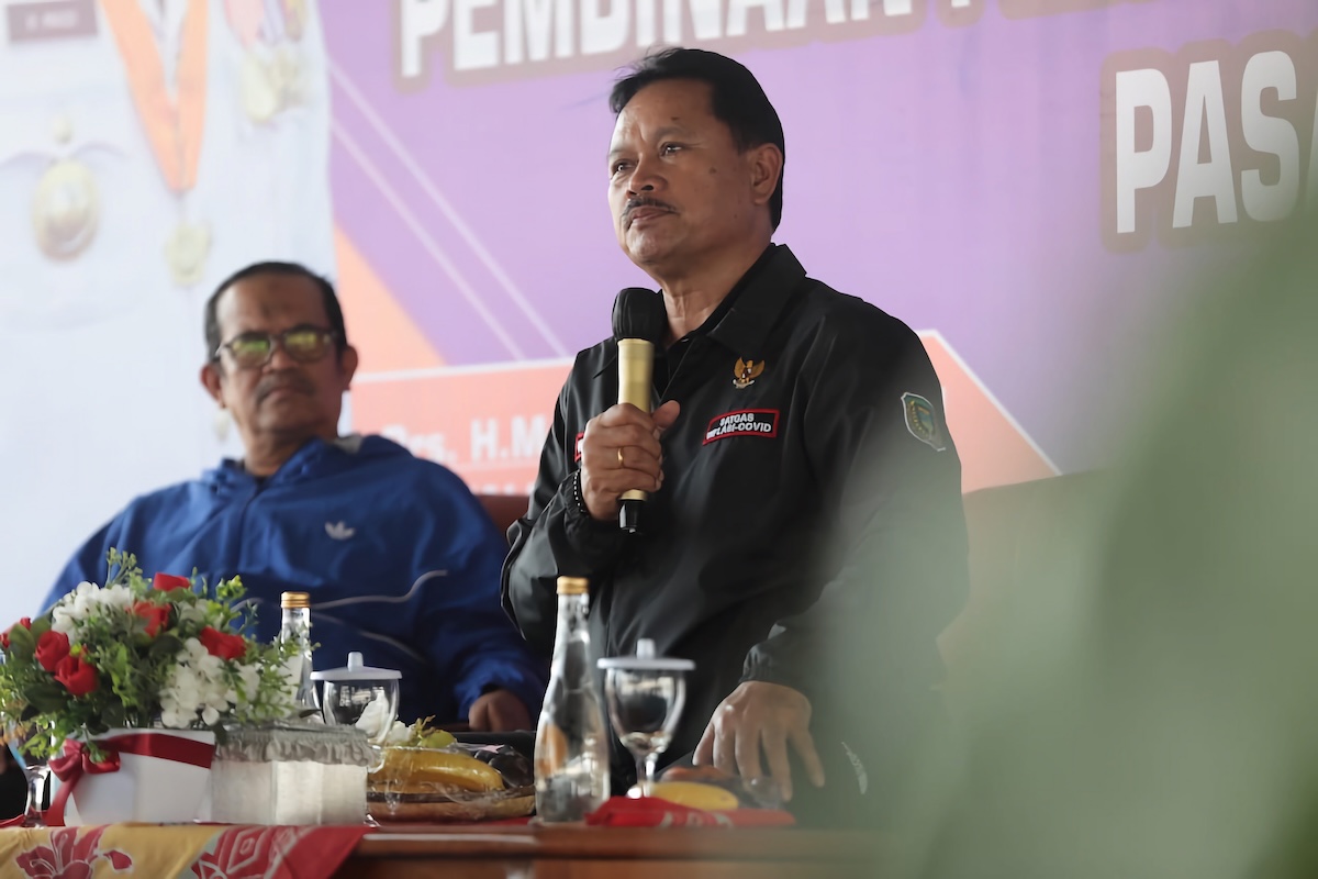 Foto 1 dari 12: Launching E-Retribusi Bagi Pedagang di PBM, Wali Kota Harap Tak Ada Kebocoran Retribusi