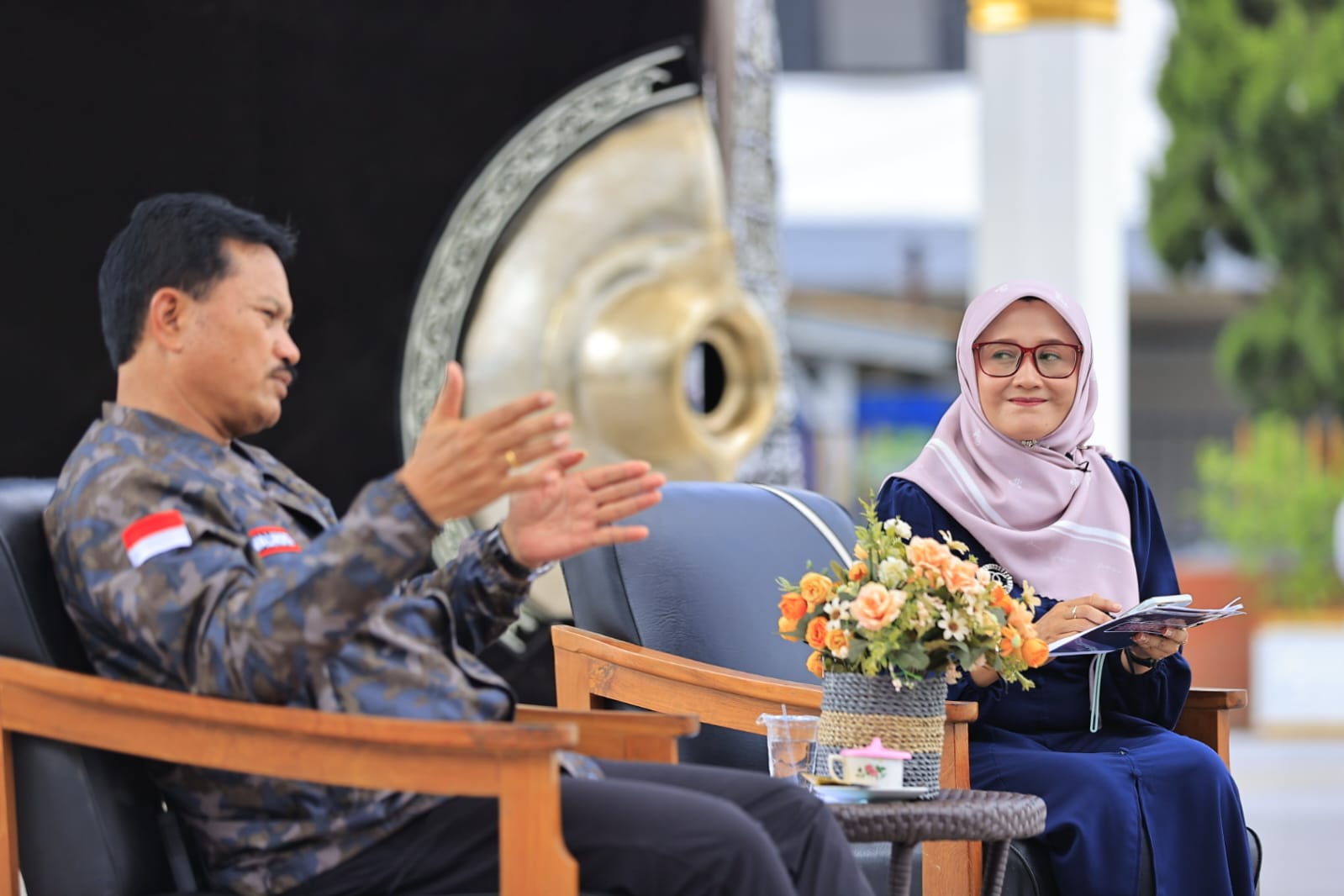 Foto 8 dari 9: Hadir di PRC, Wali Kota Maidi Sampaikan Hasil Pembangunan 2022 Lewat Wali Kota Menyapa