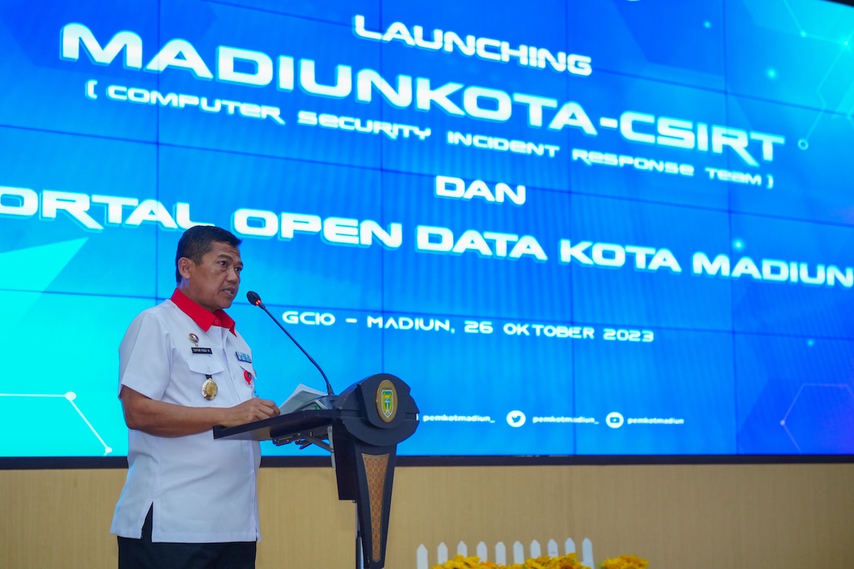 Foto 2 dari 9: Launching CSIRT dan Portal Satu Data, Wali Kota: Informasi Kita Permudah Tetapi Keamanan Kita Tingkatkan